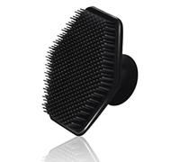 Rafstya 2Pcs Silicone Face Scrubber,Soft Silicone Cleansing Brush Clean Pores Massage Cleansing Brush,Grey