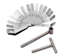 Rafstya 3 Pcs Engine Valve Screw Adjusting Spanner Tool Valve Clearance Adjustment Tools + Feeler Gauge 0.005-0.020 Inch