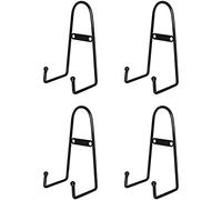 Rafstya 4 Pack Wall Mount Plate Display Stands, Medium Wall Easel Holder Plate Hanger Vertical Plate Stand Holders Wine Rack