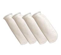 Rafstya 4 Packs of Filter Socks, 200 Micrometres, for Fish Tank/Saline Aquarium, Pond, for Sump/Overflow
