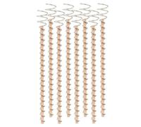 Rafstya 8-Pack Electroculture Copper Gardening Antenna - Pure Copper Wire, Stakes for Growing Plants (12 Inch)