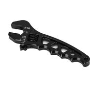 Rafstya Adjustable an 3 4 6 8 10 12 Aluminum WRENCH HOSE Spare Parts Fitting Tool Aluminum Spanner Hose Fitting Tool Spanner Black
