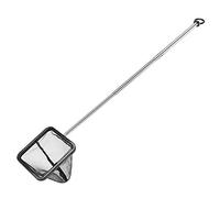 Rafstya Aquarium Fish Net with Extendable Stainless Steel Long Handle, Fine Mesh Fish Net for Fish Tank