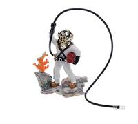 Rafstya Aquarium Fish Tank Sea Treasure Diver Air Action Ornament Decoration Resin Gift Underwater Decorations for Home Garden