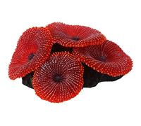 Rafstya Artificial Aquarium Fish Tank Decoration Coral Sea Plant Ornament Silicone Red