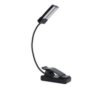 Rafstya Double-Headed Rechargeable Clip-on Music Stand Light Eye Care Book Light