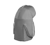 Rafstya Foldable Foot Bath Bucket Deepening Soaking Basin Portable Sink Camping Foot Washing Bag for Outdoor Travel, Grey