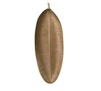 Rafstya Nordic Decorative Tray Gold Leaves Shape Serving Tray Jewelry Pallet Fruit Snack Dish Table Storage Organizer (Small)