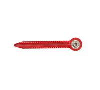Rafstya Red Adjustable Drawing Compass Portable Drawing Compass Industrial Design Drawing Decoration Hole Ruler Ruler DIY