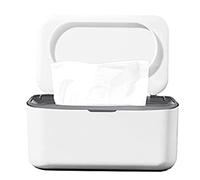 Rafstya Wet Wipe Dispenser,Baby Napkin Storage Box Holder Container Dust-Proof Wet Tissue Box for Home, Office (Gray)