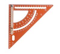 Rafter Framing Square - Heavy Duty Builder Layout Gauge, Metal Roofing Guide | Timber Craft Alignment Device, Professional Jobsite Measuring Aid, Structural Design Support, Contractor Hand Tool