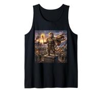 Rafur cat Supreme Being of war Demands Soldiers Salute Tank Top