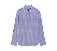 Rag & Bone Connie Striped Cotton-poplin Shirt - Navy - M (UK12 / M)