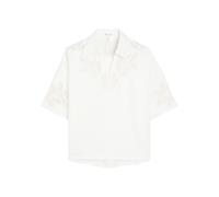 Rag & Bone Lucy Floral Cut-out Denim top - White - L (UK14 / L)