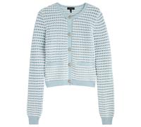 Rag & Bone Marlee Striped Cotton-blend Cardigan - Light Blue - M (UK12 / M)