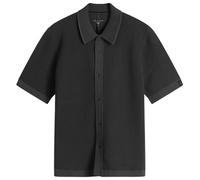 Rag & Bone Men's Harvey Jacquard Stripe Shirt Washed Black