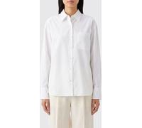 RAG & BONE Relaxed Fit Cotton Poplin Shirt with Dropped Shoulders and Pocket - Size: S - female