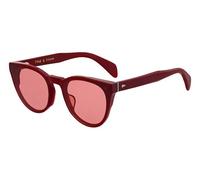 Rag & Bone RNB1013/S C9A/U1 Womenâs Sunglasses Red Size 61