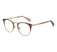 Rag & Bone RNB3016 Women's Glasses, Red, Size 49