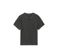 rag & bone striped ribbed T-shirt - Black XS-S