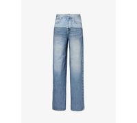 Rag & Bone Womens Antonia Miramar Sofie Wide-leg Mid-rise Cotton-jersey Trousers 29