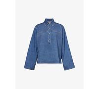 Rag & Bone Womens Penny Wash Miramar Emily Cotton Top Xs