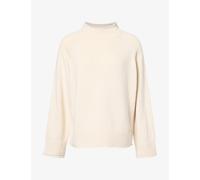 Rag & Bone Womens Rag & Bone Hazel High-Neck Wool-Blend Jumper Ivory XS