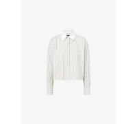Rag & Bone Womens Rag & Bone Marin Stripe Cotton Shirt Crmst S
