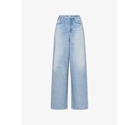 Rag & Bone Womens Rag & Bone Miramar Terry Sofie Wide-Leg Cotton-Jersey Jeans Raily 29