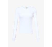 Rag & Bone Womens Rag & Bone The Essential Ribbed Stretch-Cotton T-Shirt White S