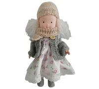 Rag Doll 9.5inch Soft Cartoon Rag Dolls for Girls with Romper Suit Small Adorable Baby Dolls for Girls for Christmas Birthday Christening Gift, Style 3 Baby for Cuddly Toys for