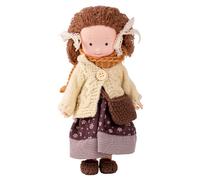 Rag Doll 9.5inch Soft Cartoon Rag Dolls for Girls with Romper Suit Small Adorable Baby Dolls for Girls for Christmas Birthday Christening Gift, Style 1 Baby for Cuddly Toys for