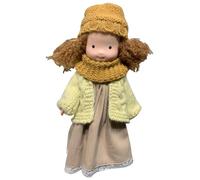 Rag Doll 9.5inch Soft Cartoon Rag Dolls for Girls with Romper Suit Small Adorable Baby Dolls for Girls for Christmas Birthday Christening Gift, Style 2 Baby for Cuddly Toys for