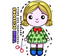 RAG DOLL TRIM LINE CISSORS CUT: TRADITIONAL RAG DOLL FOR SKILLS CUT AND COLORING 40 Images