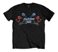 Rag N Bone Man Men's Mics & Roses Cotton T-Shirt in Black | Size: Large Rag N Bone Man Black L
