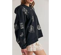 Ragabond Folklore Hoodie at Free People in Black, Size: XL - female