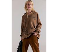 Ragabond Folklore Hoodie at Free People in Brown, Size: Large - female