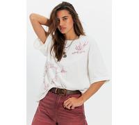 Ragabond More Amore Embroidered Tee at Free People in Ivory Combo, Size: Small - female