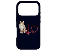 Ragamuffin Cat Heartbeat EKG Funny for Cat Lovers & Owner Case for iPhone 17 Pro
