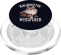 Ragamuffin Cat Whisperer Funny I Love My Cats PopSockets PopGrip for MagSafe