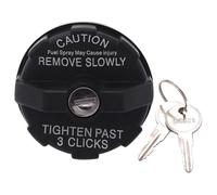 RAGBUSCLE 82400041 Black Locking Fuel Gas Cap Compatible with Jeep Wrangler TJ 1997-2000, YJ 1991-1995, Comanche MJ XJ 1986-1999, Dodge Stratus JA 1994-1998, Chrysler Cirrus JA, Replaces 8982400041