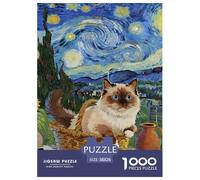 Ragdoll 1000 Piece Jigsaw Puzzles for Adults And Kids Challenging Games Cute Pet Cat Home Decors Creativity & Gift Giving 38x26cm/1000pcs