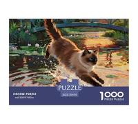 Ragdoll 1000 Piece Jigsaw Puzzles for Adults with Extra Fun Challenges Cute Pet Cat Home Decors Family Puzzle Game Birthday Gifts 70x50cm/1000pcs
