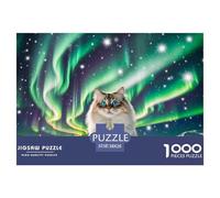 Ragdoll Cat 1000 Piece Jigsaw Puzzles for Adults Pet Animal Whimsical Challenge Colourful Educational Games 38x26cm/1000pcs