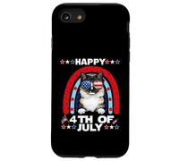 Ragdoll Cat Happy 4th Of July Patriotic American Cats Lover Case for iPhone SE (2020) / 7/8