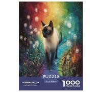 Ragdoll Cat Jigsaw Puzzles Puzzles for Adults Kids. 1000 Pieces Impossible Challenge Toy Educational Game Home Decoration for Adults& Kids Age 14 Years Up 70x50cm/1000pcs