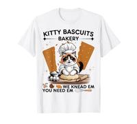 Ragdoll Cat Kitty Biscuits Bakery Baking Chef Smile Cat Love T-Shirt