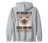 Ragdoll Cat Lover, Cat Owner Zip Hoodie