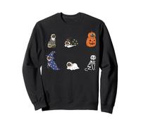 Ragdoll Cat Mom Halloween Cute Witch Pumpkin Cats Sweatshirt