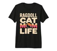 Ragdoll Cat Mom Life Premium T-Shirt